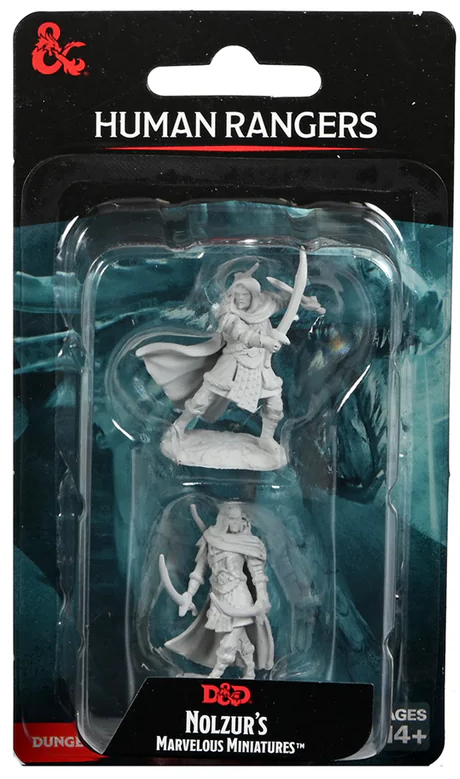 Dungeons & Dragons: Nolzurs Marvelous Miniatures: Human Rangers (female) 90669